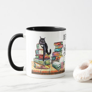 Caneca Apenas Uma Menina Que Gosta De Gatos E Livros