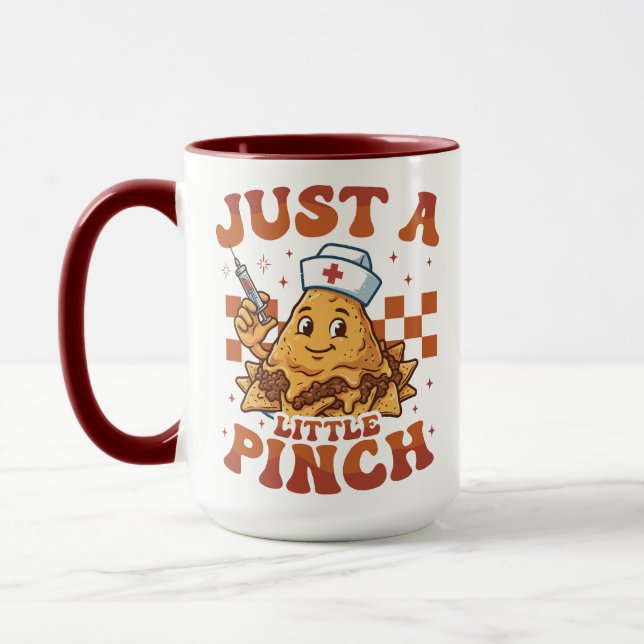 Caneca Apenas Uma Pitadinha Nacho Enfermeira Cinco de May (Esquerda)