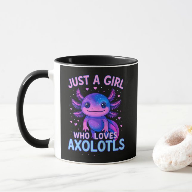 Caneca Apenas Uma Que Ama Axolotes (Com Donut)