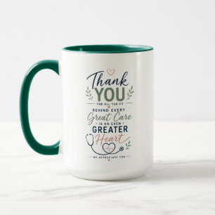 Caneca Aplicativo de Apreciação de Saúde Personalizada Ob