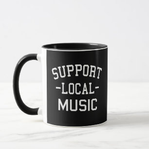Caneca Apoie a Música Local