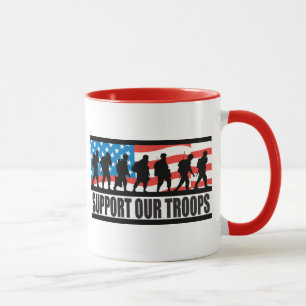 Caneca Apoie nossas tropas