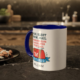 Caneca Aposentação Personalizada do Correio do Trabalhado