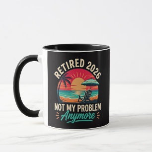 Caneca Aposentado 2026 Não É Mais Meu Problema