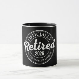 Caneca Aposentado Oficialmente 2026 Não É Mais Meu Proble