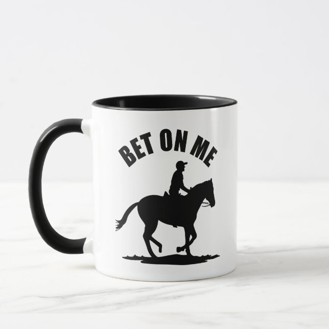 Caneca Aposta Em Mim - Corrida De Cavalo (Esquerda)