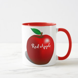 Caneca Apple vermelho