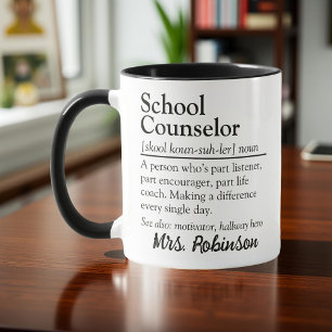 Caneca Apreciação de Definição de Conselheiro Escolar