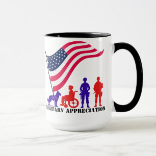 Caneca Apreciação Militar Personalizável