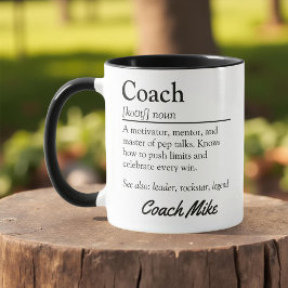 Caneca Apreciação Personalizada de Definição de Treinamen