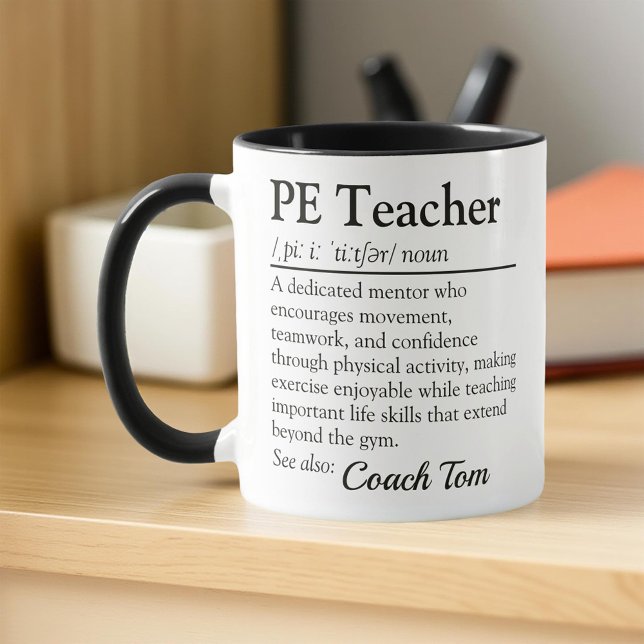 Caneca Apreciação Personalizada de Professores Definição  (Criador carregado)