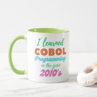 Caneca Aprendi a Linguagem de Programação Cobol em 2010