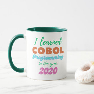 Caneca Aprendi a Linguagem de Programação Cobol em 2020
