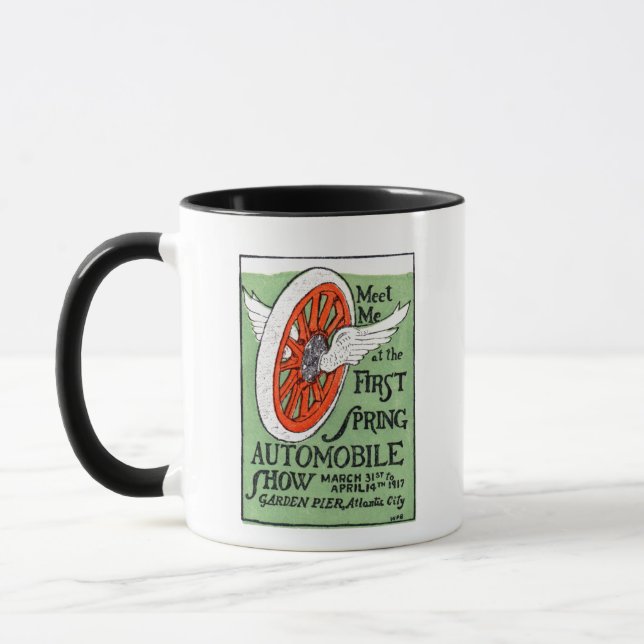 Caneca Apresentação automática do Primavera de Nova Jerse (Esquerda)