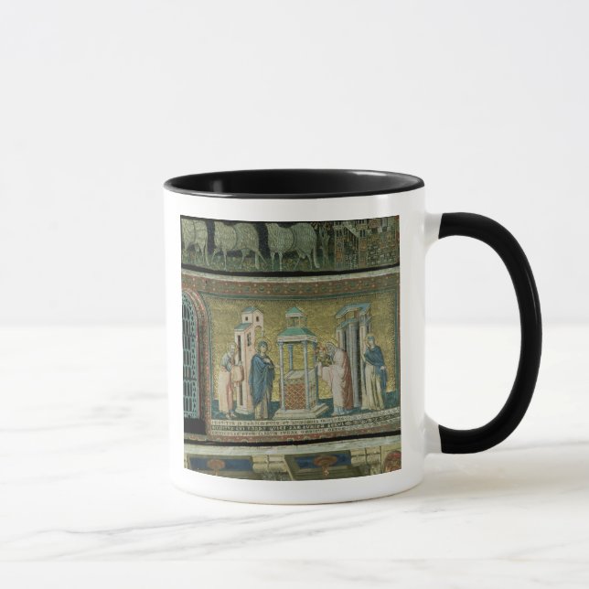 Caneca Apresentação no templo, detalhe da história (Direita)