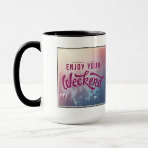 Caneca Apronte para o fim de semana