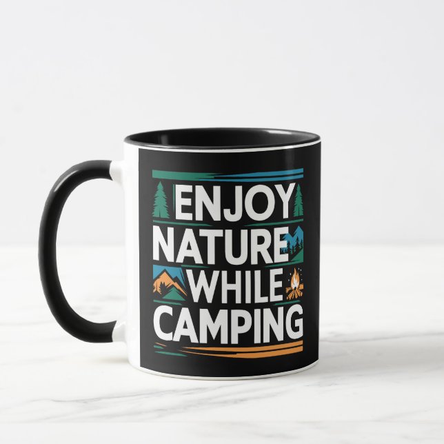 Caneca Aproveite a natureza enquanto acende (Esquerda)