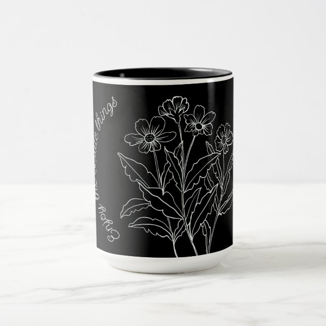 Caneca Aproveite as flores das Pequenas Coisas (Centro)