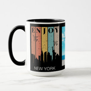 Caneca APROVEITE NEWYORK, Edifícios, Viagens Foto