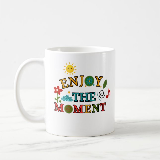 Caneca Aproveite O Momento - Caneca De Café Com Ci (Esquerda)