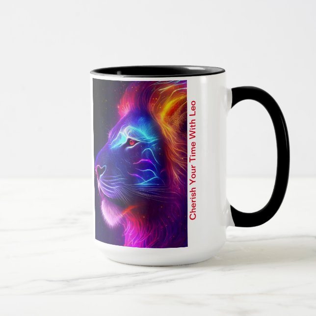 Caneca Aproveite o seu tempo com Leo Mug (Direita)