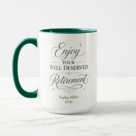 Caneca Aproveite Sua Aposentadoria Merecida Personalizada