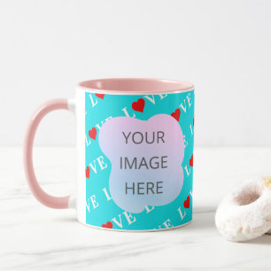 Caneca Aqua Blue LOVE