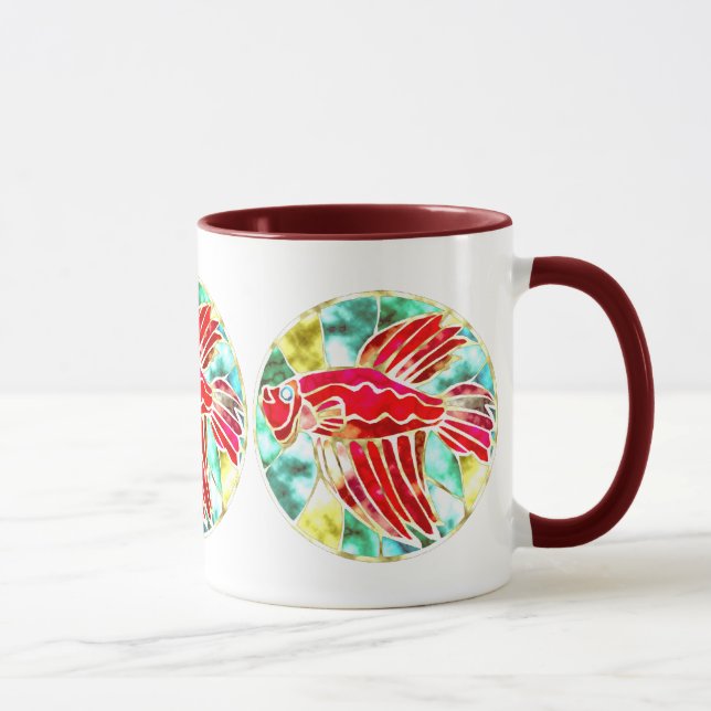 Caneca Aqua Elegance Betta Fish (Direita)