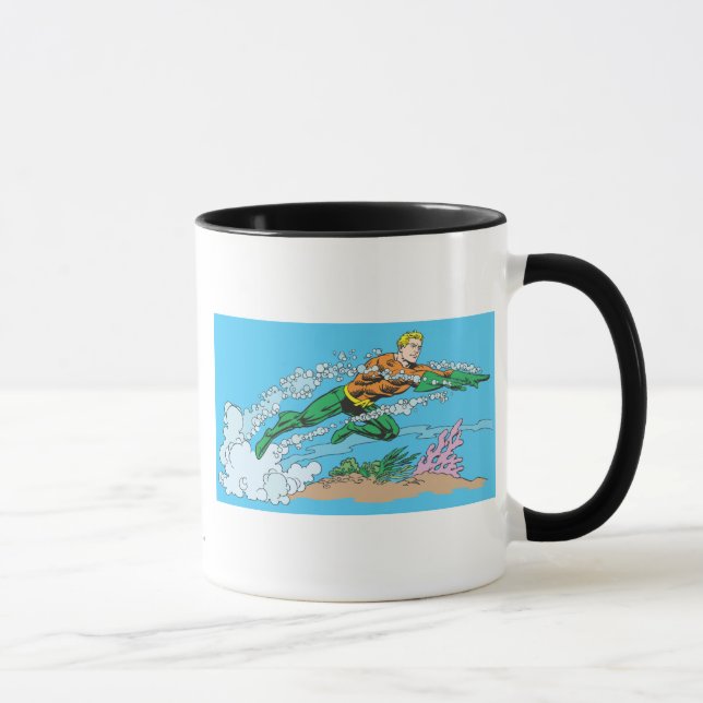 Caneca Aquaman Dashes Através da Água (Direita)