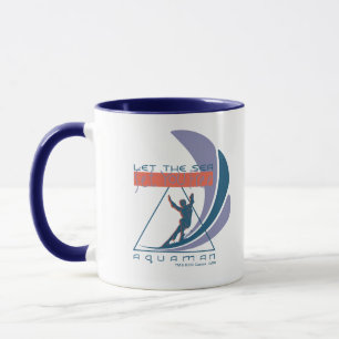 Caneca Aquaman  Deixe O Mar Libertar-Te