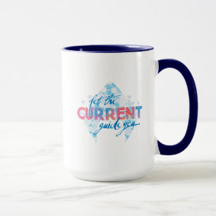 Caneca Aquaman "deixou o guia atual você" gráfico do