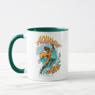 Caneca Aquaman e Trident Ascensão Graphic