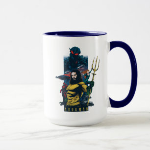 Caneca Aquaman Orin, Mera, and Black Manta Graphic