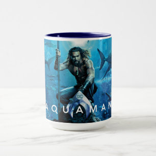 Caneca Aquaman Prince Orin Com Animais Aquáticos