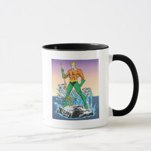 Caneca Aquaman Stands com lança