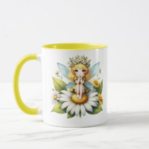Caneca Aquarela Daisy Fairy