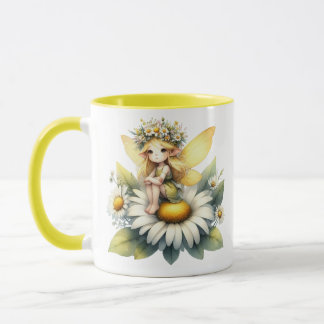 Caneca Aquarela Daisy Fairy