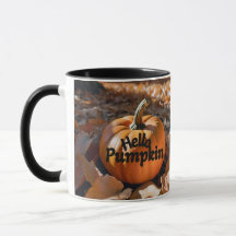 Aquarela Deixa Pumpkin Café Gift Mug