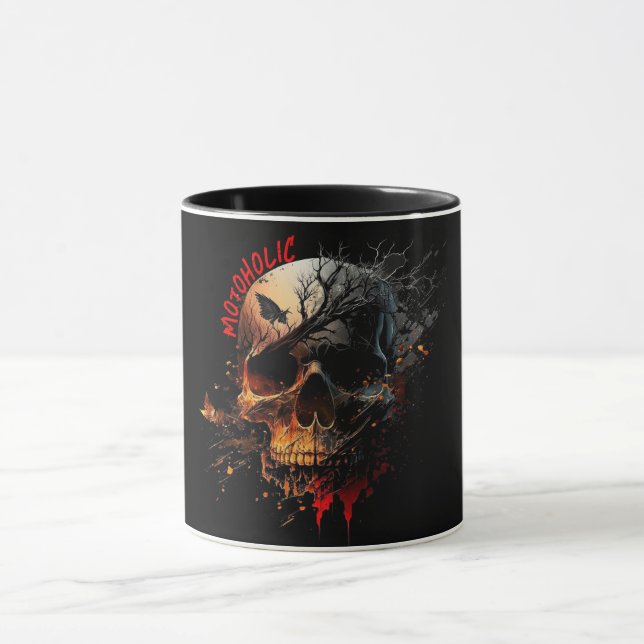 Caneca Aquarela Motoholic (Centro)