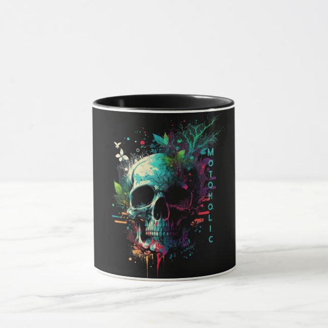 Caneca Aquarela Motoholic (Centro)
