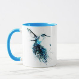 Caneca Aquarela Pássaros Pássaros