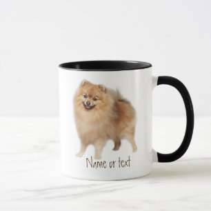 Caneca Aquarela Pomerânia Pet Dog Personalizada  