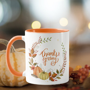 Caneca Aquarela Pumpkins