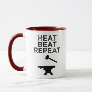 Caneca Aquecimento Repetição de Engraçado Engraçado A
