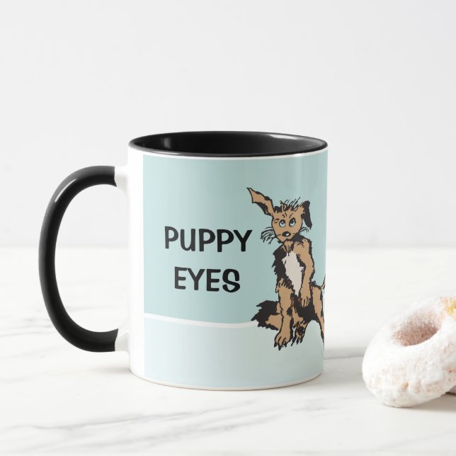 Caneca Aqueles Olhos De Puppy (Com Donut)