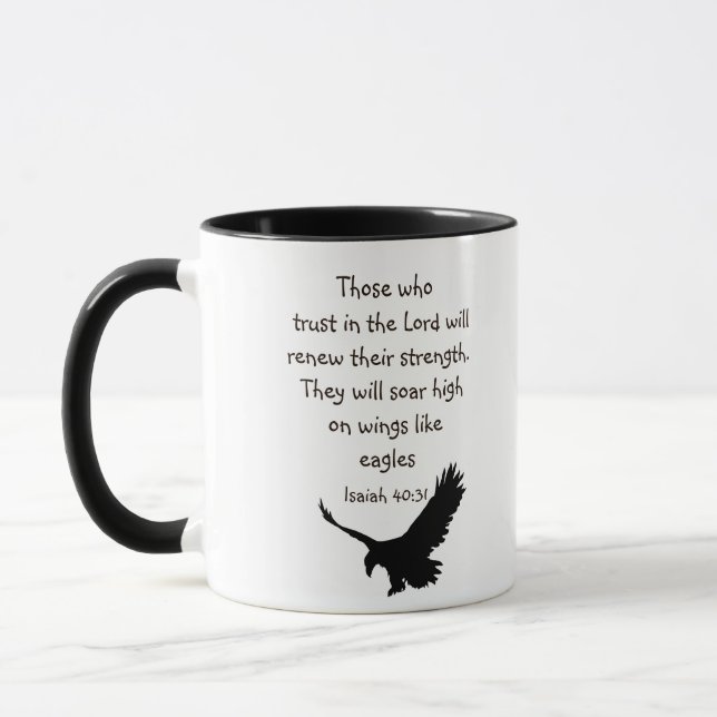 Caneca Aqueles que confiam na Inspiração das Escrituras d (Esquerda)