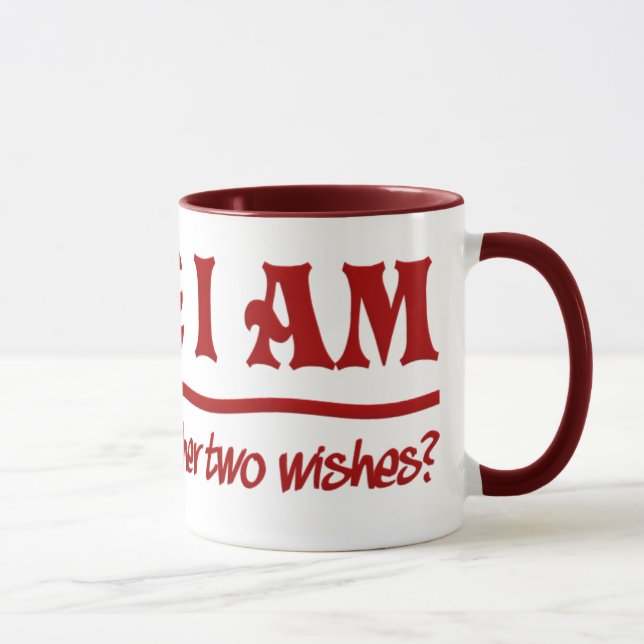 Caneca Aqui estou eu - escolha estilo e cor (Direita)