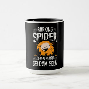 Caneca Aranha-Barco Ouvida Dia de as Bruxas engraçado ra