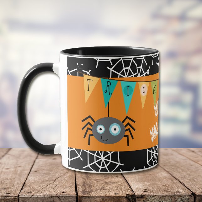 Caneca Aranha de Halloween (Criador carregado)