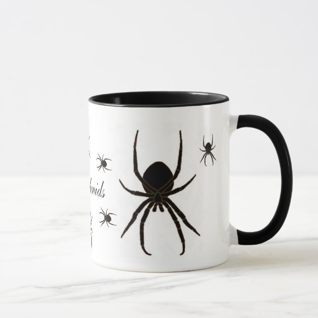 Caneca Aranha preta, Aracnídeos (Direita)